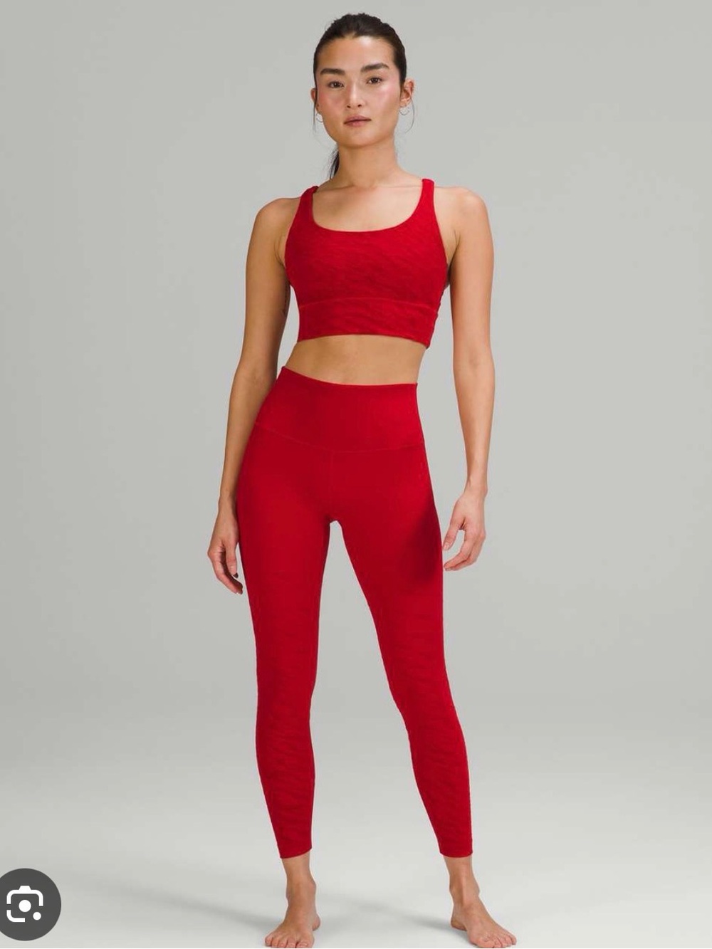 lululemon athletica Wunder Under HR Tight 25” DKRD Leggings